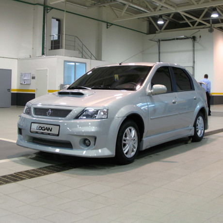 Накладка на капот "Power DM 2" для Renault Logan купить недорого с доставкой в Архангельск