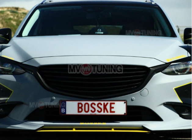 Спойлер-Вставка между клыками "SkyActivSport" для Mazda 6 (2015-н.в.) купить недорого с доставкой в Архангельск