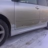 Накладки на пороги "Wald" Toyota Corolla (120, 121 Fielder) купить недорого с доставкой в Архангельск