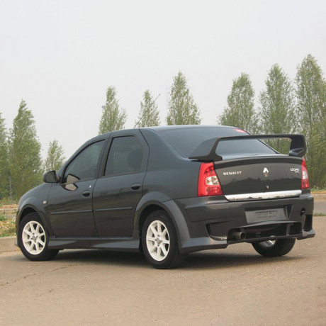 Накладки на пороги "Power DM" для Renault Logan (фаза 2) купить недорого с доставкой в Архангельск