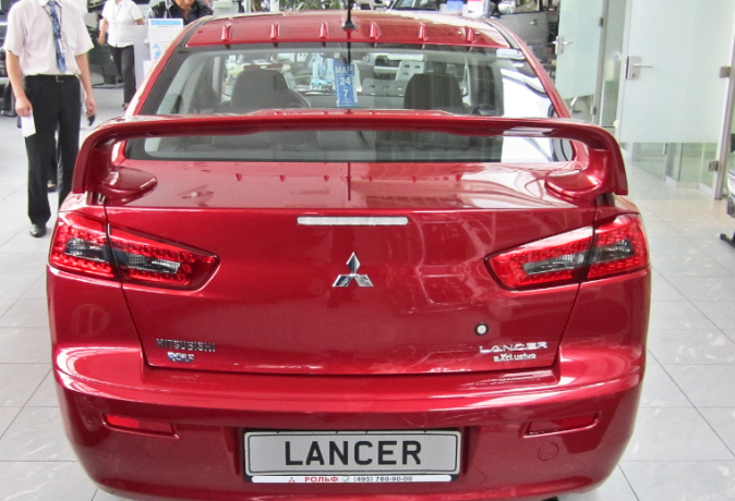 Аэродинамический рассекатель (накладка на крышу) "Zodiak Generator" для Mitsubishi Lancer X купить недорого с доставкой в Архангельск