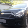 Защита радиатора "Standart" Chevrolet Cobalt (2013-н.в.) низ, чёрная купить недорого с доставкой в Архангельск