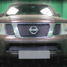 Защита радиатора "PREMIUM" Nissan Pathfinder, Navara (2010-2015) верх, чёрная купить недорого с доставкой в Архангельск