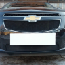 Защита радиатора "Standart" Chevrolet Cruze (2008-2013) верх, чёрная купить недорого с доставкой в Архангельск