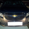 Защита радиатора "Standart" Chevrolet Cruze (2012-2015) верх, чёрная купить недорого с доставкой в Архангельск