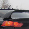 Накладка (юбка) заднего бампера "EVO" var №1 для Mitsubishi Lancer X (2007-2016) купить недорого с доставкой в Архангельск