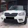 Зимний экран нижний, (текстурный пластик) для Skoda Yeti City (2013-2018) купить недорого с доставкой в Архангельск