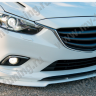 Сплиттер переднего бампера под клыки №2 "Lite Style" для Mazda 6 (2013-н.в.) купить недорого с доставкой в Архангельск