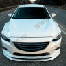 Сплиттер переднего бампера под клыки №2 "Lite Style" для Mazda 6 (2013-н.в.) купить недорого с доставкой в Архангельск