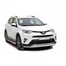 Защита переднего бампера «Труба двойная» (d51) для Toyota RAV4 рестайлинг (2015-н.в.)(Окрашенное) купить недорого с доставкой в Архангельск