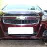 Защита радиатора "Standart" Chevrolet Malibu (2012-2015) чёрная купить недорого с доставкой в Архангельск
