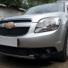 Защита радиатора "Standart" Chevrolet Orlando (2009-2015) верх, чёрная купить недорого с доставкой в Архангельск