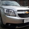 Защита радиатора "Standart" Chevrolet Orlando (2009-2015) верх, чёрная купить недорого с доставкой в Архангельск