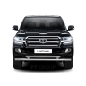 Защита переднего бампера двойная d63/63мм (НПС) Toyota Land Cruiser 200 (2014-н.в.) купить недорого с доставкой в Архангельск