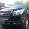Защита радиатора "Standart" Chevrolet Trailblazer (2012-2015) чёрная купить недорого с доставкой в Архангельск