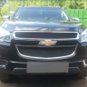 Защита радиатора "Standart" Chevrolet Trailblazer (2012-2015) чёрная купить недорого с доставкой в Архангельск