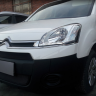 Защита радиатора "Standart" Citroen Berlingo рестайлинг (2008-2016) чёрная купить недорого с доставкой в Архангельск
