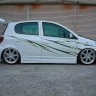 Накладки на пороги "Zero Fighter" Toyota Vitz купить недорого с доставкой в Архангельск