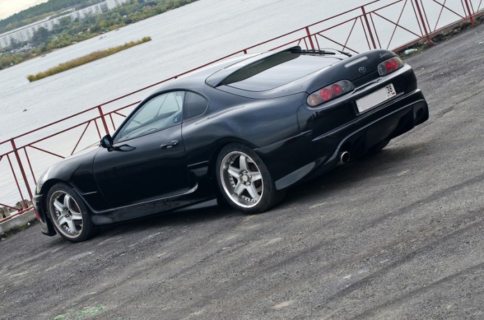 Накладки на пороги "Jass-RS" Toyota Supra (80) купить недорого с доставкой в Архангельск