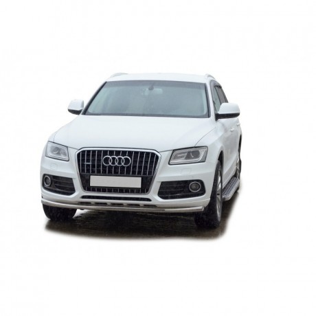 Защита переднего бампера "Труба" (d51) для Audi Q5 (2012-2016)(Окрашенное) купить недорого с доставкой в Архангельск