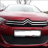 Защита радиатора "Standart" Citroen C4 (2010-2015) чёрная купить недорого с доставкой в Архангельск
