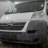 Защита радиатора "Standart" Citroen Jumper (2006-2014) верх, чёрная купить недорого с доставкой в Архангельск