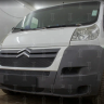 Защита радиатора "Standart" Citroen Jumper (2006-2014) верх, чёрная купить недорого с доставкой в Архангельск