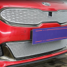 Защита радиатора "PREMIUM" Kia Stinger (2017-н.в.) низ, хром купить недорого с доставкой в Архангельск