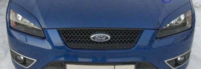 Накладки на фары (реснички) широкие var №2 для Ford Focus 2 (2004-2008) купить недорого с доставкой в Архангельск