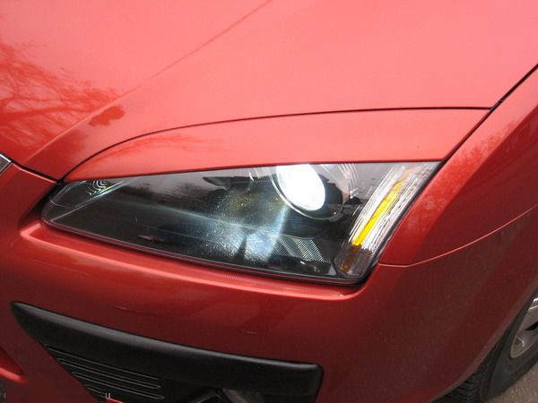 Накладки на фары (реснички) широкие var №2 для Ford Focus 2 (2004-2008) купить недорого с доставкой в Архангельск