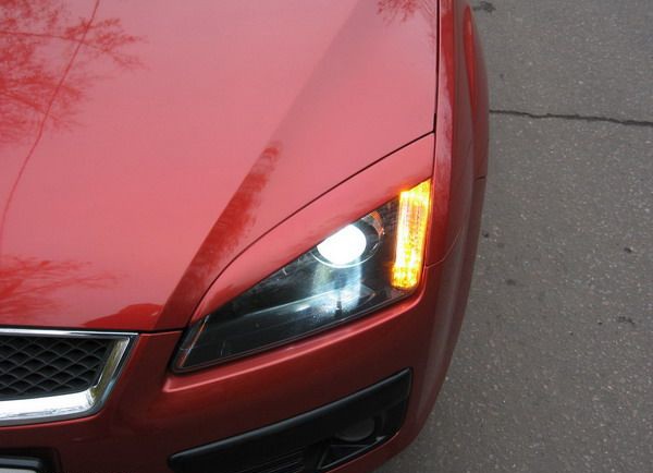 Накладки на фары (реснички) широкие var №2 для Ford Focus 2 (2004-2008) купить недорого с доставкой в Архангельск