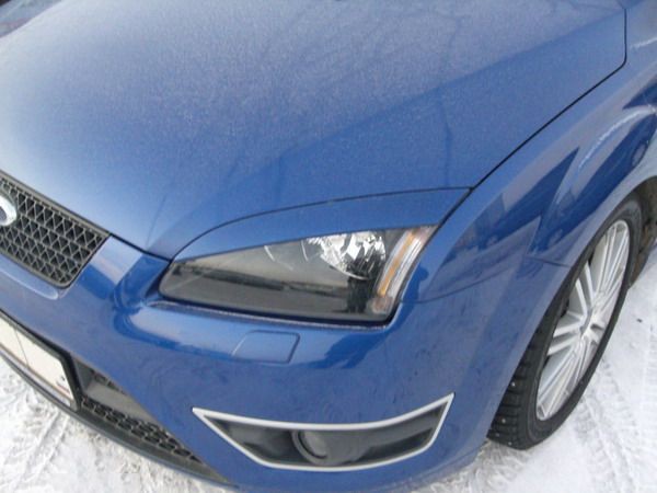 Накладки на фары (реснички) широкие var №2 для Ford Focus 2 (2004-2008) купить недорого с доставкой в Архангельск