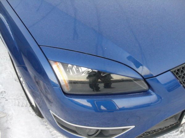 Накладки на фары (реснички) широкие var №2 для Ford Focus 2 (2004-2008) купить недорого с доставкой в Архангельск