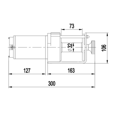 Лебедка для квадроцикла "Master Winch" PM3000, электрическая, 12В купить недорого с доставкой в Архангельск