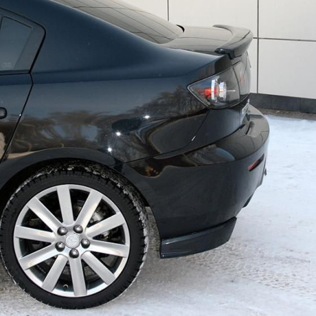 Клыки на задний бампер "GT" для Mazda 3 купить недорого с доставкой в Архангельск