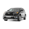Защита переднего бампера одинарная d63мм (НПС) Toyota Highlander (2014-н.в.) купить недорого с доставкой в Архангельск