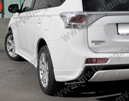 Диффузор заднего бампера "Broomer Design" для Mitsubishi Outlander (3rd generation)(2012-2014) купить недорого с доставкой в Архангельск