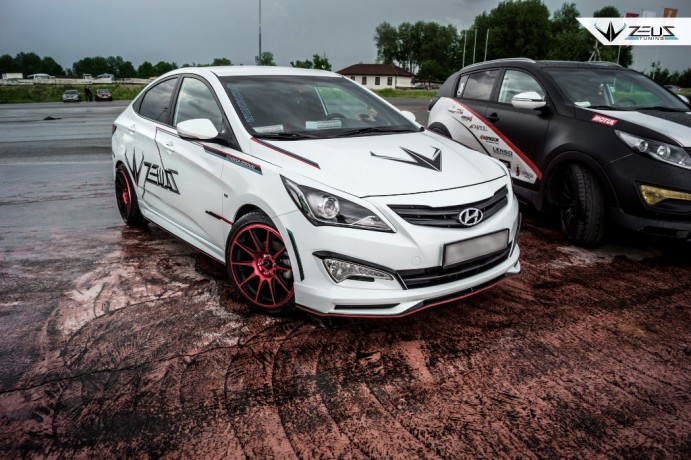 Аэродинамический обвес "ZEUS" Hyundai Solaris 2015-н.в. Рестайлинг купить недорого с доставкой в Архангельск