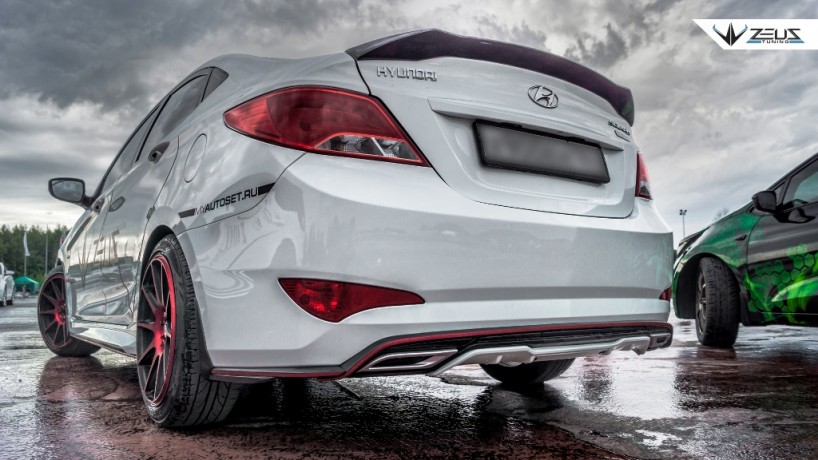 Аэродинамический обвес "ZEUS" Hyundai Solaris 2015-н.в. Рестайлинг купить недорого с доставкой в Архангельск