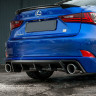 Диффузор заднего бампера №1 (с килями) для Lexus IS III (с 2013-2022) купить недорого с доставкой в Архангельск