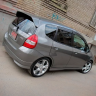 Накладка на задний бампер "Modulo" для Honda Fit GD купить недорого с доставкой в Архангельск