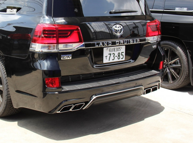 Бампер задний "Double Eight" для Toyota Land Cruiser 200 (Рестайлинг) купить недорого с доставкой в Архангельск