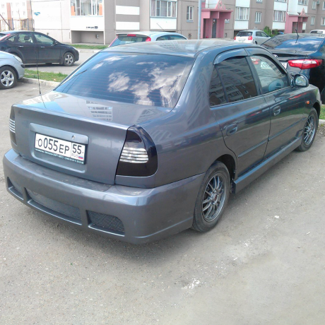 Накладки на пороги "Sport" Hyundai Accent купить недорого с доставкой в Архангельск