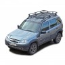 Багажник экспедиционный «Трофи» (на рейлинги) для B@3 2123 "Chevrolet Niv@" (С сеткой) купить недорого с доставкой в Архангельск