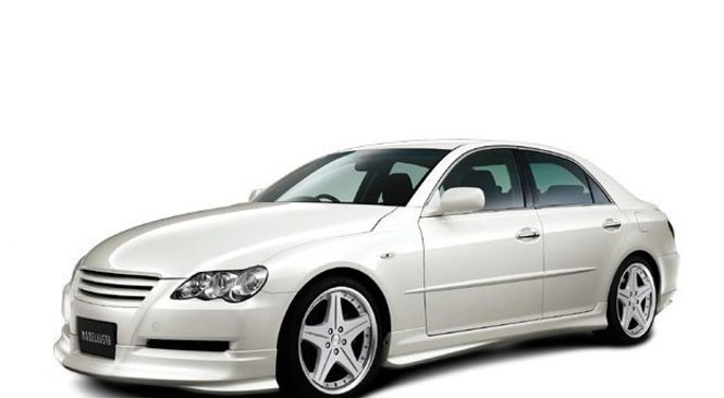 Накладка на передний бампер "Modellista-2" Toyota Mark X купить недорого с доставкой в Архангельск