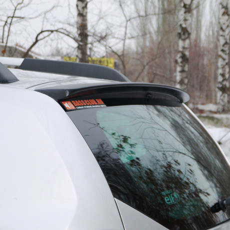 Лип-спойлер "DM-style" (тисненый пластик) для Renault Duster (2010-2021) купить недорого с доставкой в Архангельск