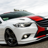 Сплиттер передний под стандартный бампер для Mazda 6 (2013-н.в.) купить недорого с доставкой в Архангельск