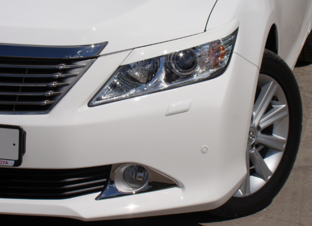 Накладки на фары (реснички) для Toyota Camry XV50 (2012-2014) купить недорого с доставкой в Архангельск