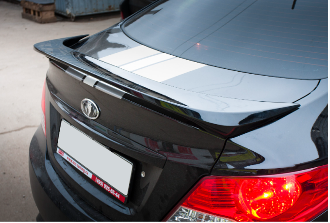 Спойлер высокий для Hyundai Solaris (2010-2016) купить недорого с доставкой в Архангельск