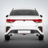 Бампер задний "ROTOR" для Kia Rio (2017-2020) под раздвоенный глушитель купить недорого с доставкой в Архангельск